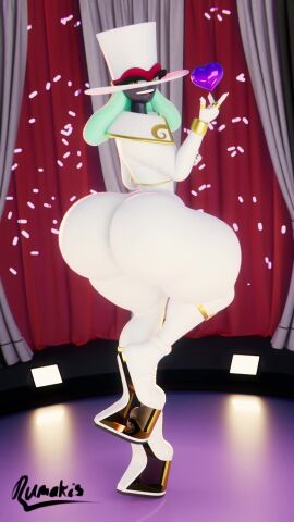 1boy 3d 3d_animation animated ass ass_clapping balan balan_wonderworld big_ass bottom_heavy bubble_butt clapping_cheeks clothing fat_ass femboy gluteal_fold hat huge_ass jiggle jiggling_ass large_ass looking_at_viewer looking_back male male_only massive_ass rumakis solo sound suit tagme textless textless_version thick_ass thick_thighs thunder_thighs twerking video wide_hips