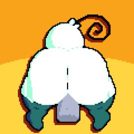 1boy anal animated animated_gif artist_request ass gay gif grey_penis heart huge_ass large_ass male penis pixel_animation pixel_art sex white_skin yaoi youtuber