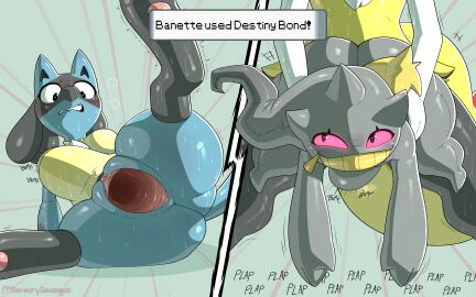 2024 3_eyes absurd_res animate_inanimate anthro ass banette big_ass big_butt big_dom_small_sub big_tail bite biting_lip biting_own_lip blue_body blue_fur bodily_fluids braixen breasts dominant faceless_character faceless_male featureless_breasts female fleshlight_position fur gaping gaping_pussy generation_3_pokemon generation_4_pokemon generation_6_pokemon genitals glowing glowing_eyes grey_body grey_fur hi_res living_plushie lucario lying male male/female multi_eye nintendo non-euclidean_penetration non-euclidean_sex on_side orange_body orange_fur plap_(sound) plushie pokemon pokemon_(species) purple_eyes pussy raised_leg savourysausages sex size_difference smile stomach_bulge sweat sweaty_ass sweaty_butt sweaty_legs sweaty_thighs tail tan_body tan_fur thick_thighs voodoo voodoo_penetration voodoo_sex yellow_body yellow_fur