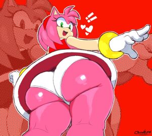 1girls amy_rose ass ass_bigger_than_head big_ass child_bearing_hips crossnsfw fat_ass female furry huge_ass looking_at_viewer looking_back panties pantyshot smile solo_female sonic_(series) sonic_the_hedgehog_(series) tagme thick_thighs thunder_thighs white_panties wide_hips