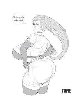 1girls ass big_ass big_breasts big_butt breasts bubble_ass bubble_butt earrings female huge_ass huge_breasts huge_butt human human_female human_only jessie_(pokemon) large_ass large_breasts large_butt line_art long_hair long_sleeves looking_at_another looking_at_viewer looking_back older_female pokemon pokemon_(anime) tall_female taller_female tape_draws team_rocket