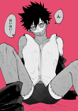 boku_no_hero_academia clothed dabi male male_focus male_only my_hero_academia solo_male touya_todoroki