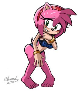 1girls 5_toes amy_rose artist_signature ass awkward awkward_smile bare_hips bedroom_eyes blue_bra blue_panties blue_underwear blush blush_lines blushing bra bracelet breasts charredarousal covering covering_self crossed_legs curvy curvy_body curvy_female curvy_figure curvy_hips embarrassed_female embarrassed_smile eyelashes feet female furry gold_bracelet green_eyes hairband half-closed_eyes hedgehog hips humanoid knees legs long_eyelashes mammal medium_breasts medium_hair nervous nervous_smile panties peach_fur peach_hair pink_fur pink_hair red_hairband rntail round_ass sega shy shy_smile smile sonic_(series) sonic_the_hedgehog_(series) sweat sweatdrop teenage_female teenager teeth toes underwear wavy_mouth wavy_smile