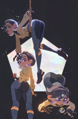 1girls ass bodysuit breasts coat dark-skinned_female dark_skin emma_(pokemon) emma_(pokemon_legends:_z-a) female female_focus female_only human jacket jpeg large_ass large_breasts looking_at_viewer matiere_(pokemon) matiere_(pokemon_legends:_z-a) nintendo octoling octoling_girl pokemon pokemon_legends:_z-a solo splatoon thick_thighs thighs wide_hips zhang_tian57284