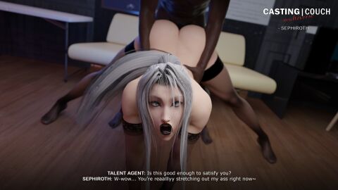 3d 3d_(artwork) 3d_model ahe_gao all_fours anal anal_insertion anal_sex androgynous ass black_legwear black_lips black_lipstick bubble_ass bubble_butt curvaceous curves curvy curvy_body curvy_figure curvy_hips curvy_thighs dark-skinned_male dark_skin eyes_rolling_back fat_ass femboy femboy_focus femboysub feminine feminine_body feminine_male feminine_pose feminization final_fantasy final_fantasy_vii final_fantasy_vii_remake girly grabbing grabbing_from_behind grabbing_waist green_eyes green_hair huge_ass interracial legs legs_apart light-skinned_male light_skin long_hair makeup male male/male male_focus male_on_femboy male_only male_penetrated male_penetrating male_penetrating_male meaty_ass open_mouth pale-skinned_femboy pale-skinned_male pale_skin pierced_nose piercing ponytail sephiroth sex sex_from_behind sissification sissy slim_waist small_waist thick thick_ass thick_legs thick_lips thick_thighs thighhighs thighs tiny_waist trap tscd_rendering voluptuous voluptuous_femboy voluptuous_male yaoi