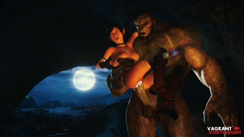 1girls 3d big_penis breasts brown_hair cum cum_in_pussy cum_inside dungeons_and_dragons elf elf_ears elf_female fantasy female garry's_mod hi_res huge_cock male moonlight oc orc orc_male orgasm_face partially_clothed penis pussy short_hair stand_and_carry_position standing_sex vaginal_sex vagrantvortigaunt