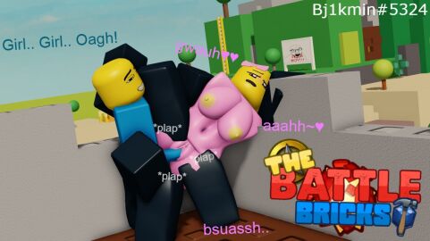 1boy 1girls 3d areolae battler_(tbb) breasts casual_dummy_(tbb) crossroads_(roblox) discord_tag english_text female kora_x male moaning nipples onomatopoeia penis pussy roblox roblox_game robloxian rule_63 sex standard_dummy_(tbb) tagme text the_battle_bricks tumore vaginal_penetration