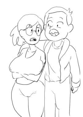 1girls anders_(hilda) artist_request breasts david's_mom_(hilda) erect_nipple erect_nipples erect_nipples_under_clothes erect_penis erect_penis_under_clothes erection erection_under_clothes erection_under_clothing father female glasses hand_on_shoulder hands head_over_shoulder hilda_(series) hips male milf moustache netflix nipples penis questionable_consent rain12641 teeth wide_hips