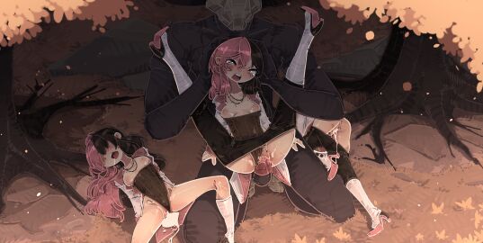 1boy 3girls after_rape big_dom_small_sub broken_rape_victim clones clothed_female_nude_male clothed_sex clothing cum cum_in_pussy cum_inside dark-skinned_male dark_skin dripping_cum female forest hair_covering_eyes interracial interspecies jabberwalker larger_male larger_male_smaller_female light-skinned_female light_skin male monster monster_on_female neo_(rwby) one_after_another passed_out petite petite_body petite_female pussy ripped_clothing rwby shuuko size_difference smaller_female teratophilia zoophilia