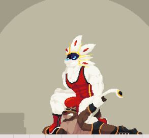 absorption_vore animated anthro anthrofied balls balls_outline balls_vore big_bulge bulge detailed_bulge digital_media_(artwork) duo felid genital_outline gif gulonine huge_bulge legendary_pokemon lion low_res lowres male mammal mankini mustelid musteline nephiclav nintendo pantherine penis penis_outline pixel_animation pixel_art pokemon pokemon_(species) pokemorph pokémon_(species) red_mankini solgaleo tail tail_tuft tuft vore wolverine wrestling wrestling_briefs wrestling_singlet