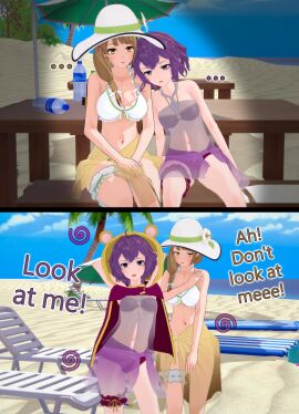 ... 2girls 2koma 3d ? accessory alternate_costume animal_hood arms_behind_head ass_visible_through_thighs bangs bare_arms bare_legs bare_midriff bare_shoulders bare_thighs beach beach_chair beach_umbrella bench bernadetta_von_varley bernadetta_von_varley_(summer) bikini blush bottle braid breasts brown_hair cape cleavage collarbone confusion covering covering_breasts drooling embarrassed empty_eyes english_text exhibitionism female female_only femsub fire_emblem fire_emblem:_three_houses fire_emblem_engage fire_emblem_heroes goldmary_(fire_emblem) grey_eyes hair_over_shoulder hat hat_flower hood humiliation hypnotic_magic instant_loss instant_loss_2koma legband legs long_hair looking_at_viewer medium_breasts midriff mind_control multiple_females multiple_girls multiple_subs navel necklace nintendo ocean official_alternate_costume outdoors palm_tree parasol personality_switch pose public purple_bikini purple_hair purple_sarong purple_swimsuit saliva saliva_trail sand sarong see-through short_hair shoulders side_ponytail sitting small_breasts sun_hat swimsuit table text thighs towel tree umbrella water white_bikini white_swimsuit yellow_eyes yellow_sarong