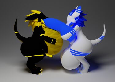 3d_(artwork) anthro ass balls belly belly_expansion besuru big_balls big_belly big_butt big_penis black_balls black_body blender_cycles blue_penis blueberry_(blueberrybesuru) blueberrybesuru bodily_fluids butt_expansion closed_eyes cum cum_inside digital_media_(artwork) dragon duo expansion fur furred_dragon furred_scalie genital_fluids genitals hi_res holding_belly holding_penis huge_balls huge_belly huge_cock hyper hyper_balls hyper_genitalia hyper_penis inflation kobold male male/male mythological_creature mythological_scalie mythology penis penis_in_mouth scalie simple_background white_balls white_body yellow_penis