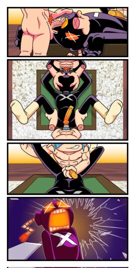 anal anal_sex bomb_humanoid boyfriend_(friday_night_funkin) clothing disembodied_hand first_person_view footwear friday_night_funkin friday_night_funkin' furniture gay grabbing_head grin group handjob hi_res human humanoid living_bomb male male/male mammal mscreepygreen20 muscular muscular_male on_table oral oral_penetration penetration penile penis pico_(newgrounds) reach_around screaming sex smile socks table tagme tongue trio whitty_(friday_night_funkin)