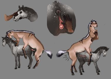 absurd_res animal_genitalia animal_penis animal_pussy anus centaur duo equid equid_taur equine equine_anus equine_genitalia equine_penis equine_pussy female feral feral_on_taur genitals hi_res horse humanoid_taur hyracia internal male male/female mammal mammal_taur nude penetration penis pussy taur vaginal_penetration zoophilia