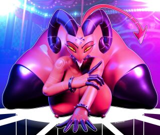 1girls 3d barbie_wire female helluva_boss huge_ass looking_at_viewer mechanicalstage