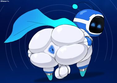 2024 antennae_(anatomy) anus ass ass_focus ass_grab astro_(astro_bot) astro_bot astro_bot_(series) axoarts balls bent_over big_ass big_balls big_butt black_antennae blue_antennae blue_body blue_cape blue_clothing blue_eyes butt_grab cape clothing digital_media_(artwork) gay gay_anal gay_male gay_sex genitals half-closed_eyes hand_on_ass hand_on_butt hand_on_own_butt hi_res homosexual homosexual_male homosexual_sex humanoid looking_at_viewer looking_back machine male male/male male_penetrated male_penetrating male_penetrating_male multicolored_antennae multicolored_body multicolored_cape multicolored_clothing narrowed_eyes non-human non-human_only presenting presenting_anus presenting_hindquarters rear_view robot robot_humanoid screen screen_face solo solo_male sony_corporation sony_interactive_entertainment spread_ass spread_butt spreading spreading_ass thick_thighs two-tone_antennae two-tone_body two-tone_cape two-tone_clothing white_body yaoi