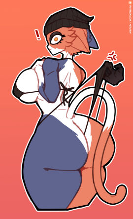 anthro ass ass_focus back_view big_ass bikini cat_ears cat_tail female female_only fortnite furry kerosin large_ass meow_skulls_(fortnite) meowskulls tagme wedgie