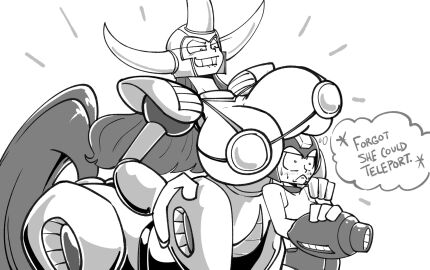 ass bikini breasts centaur centaur_man equid_taur female huge_ass huge_breasts male mega_man mega_man_(character) mega_man_(classic) monochrome robot robot_boy robot_girl rule_63 sachasketchy taur teasing