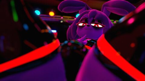 3d 3d_(artwork) ass big_ass bonfie bonfie_(cryptia) bonfie_(cryptiacurves) bonnie_(cally3d) bonnie_(fnaf) bulge cryptiacurves femboy five_nights_at_freddy's fredina's_nightclub male male_only playtime_bonnie solo stockings thigh_highs thighs