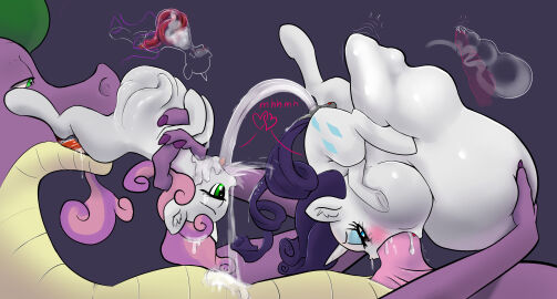 1boy 2girls age_difference all_the_way_through anal anal_sex balls balls_deep big_penis bloated_belly cub cum cum_inside cum_through cumflation deep_penetration deepthroat dislocated_jaw equine_penis female female_cub female_penetrated feral feral_on_feral feral_penetrated feral_penetrating filly foal friendship_is_magic hexado horsecock huge_cock hyper inflation larger_male male male/female male_penetrating male_penetrating_female massive_penis my_little_pony older_anthro_younger_feral oral oral_penetration oral_sex penetration penis pony ponytail raribelle rarity_(mlp) rimming rimming_female rough_sex sex size_difference smaller_female sparity spike_(mlp) stomach_bulge sweetie_belle_(mlp) young younger_female