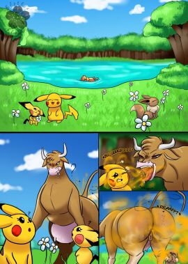 animal bad_smell bessie_(blossonflower) big_ass big_butt blossonflower bovine buizel burp burping burping_in_face covering_nose crying crying_with_eyes_open disgusted dominant_feral eevee fart fart_cloud fart_fetish farting feral flies flies_for_smell horns huge_ass huge_butt musk musky musky_ass musky_butt nose_fart pichu pikachu pokemon pokemon_(species) saliva size_difference source_request stinky_fart submissive swamp_ass sweat sweatdrop sweating sweaty sweaty_ass sweaty_butt udders