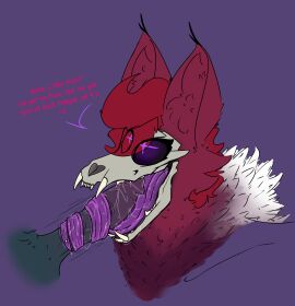2023 absurd_res anterior_nasal_aperture anthro big_tongue black_sclera blue_penis bodily_fluids bone canid canid_demon canine canine_teeth canine_tongue cheek_tuft computer_program computer_virus_(program) dark_body dark_fur demon dripping drooling drooling_tongue duo ear_tuft eye_bags facial_tuft felid feline fellatio female fox fur genitals graemcnuggets hair hellhound hi_res inner_ear_fluff licking long_tongue luke_borowski mal0 mal0_(species) male male/female malo mammal mane messy_fur mythological_canine mythological_creature mythology oral penile penis penis_on_tongue piercing pupils purple_eyes purple_tongue red_body red_fox red_fur red_hair roxy_marian saliva saliva_drip saliva_on_penis saliva_on_tongue scp-1471 scp-1471-a scp_foundation scruffy sex sharp_teeth skull skull_head teeth text tongue tongue_out tongue_piercing tongue_wrap tongue_wrapped tongue_wrapped_around_penis tonguejob true_fox tuft unusual_anatomy unusual_eyes unusual_pupils vein