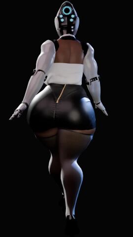 3d 3d_animation animated dark-skinned_female dark_skin haydee haydee_(game) jojomingles tagme thick thick_ass thick_thighs video walking