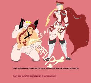 after_anal anus big_ass bleached buttplug cammy_white cloak crimson_viper crying_while_penetrated crying_with_eyes_open cum cum_fart cum_in_ass cum_in_mouth cum_plugged czechmage_(user) dark-skinned_female dark_skin earrings fart farting female full_nelson light-skinned_female light-skinned_male light_skin male milf queen_of_hearts red_hair revenge street_fighter tattoo tattoo_on_arm tattoo_on_butt tattooed_arm tattoos text tongue tongue_out