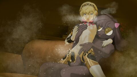 1boy 1girls 3d 3d_(artwork) absurd_res aegis_(persona) aigis_(persona) android android_penetrated anthro black_fur blender_(software) blonde_hair blue_eyes bovid bow_ribbon breasts bulge caprine clitoral clitoris couch_sex digital_media_(artwork) duo eastern_and_western_character female fluids_on_viewer goat hi_res humanoid infected_heart looking_at_another looking_at_partner machine male male/female mammal megami_tensei penetration penis persona persona_(series) persona_3 pussy relsei_(ralsei746) riding robot sex steaming straight vaginal_penetration