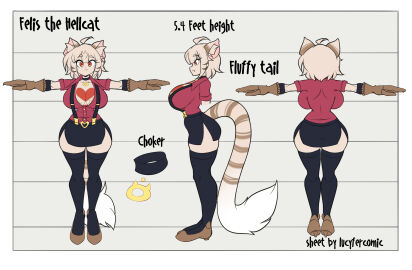 ass big_ass big_breasts breasts bubble_ass bubble_butt cleavage felis_(lucyfercomic) female furry huge_ass huge_breasts lucyfercomic original reference_sheet tagme thick_thighs wide_hips