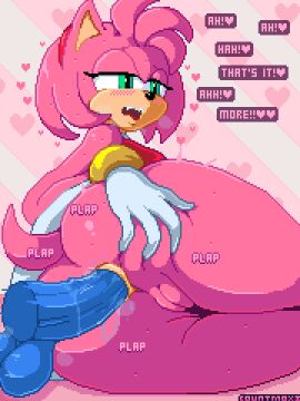 2024 amy_rose anal anal_sex anthro anthro_on_anthro anthro_penetrated anthro_penetrating anthro_penetrating_anthro anus ass bottomless clothed clothing countmoxi dialogue dress duo english_text eulipotyphlan female female_penetrated genitals gesture gloves green_eyes hair hand_gesture handwear heart_symbol hedgehog male male/female male_penetrating male_penetrating_female mammal multicolored_body open_mouth open_smile penetration penile penile_penetration penis penis_in_ass pink_body pink_hair pussy sega sex simple_background smile smiling_at_viewer sonic_(series) sonic_the_hedgehog sonic_the_hedgehog_(series) tan_body text two-tone_body v_sign