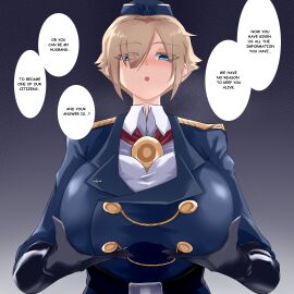 female female_only femdom huge_breasts suit