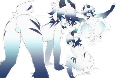 1femboy 2024 2d 2d_(artwork) anal anal_sex anthro anthro_focus ass big_ass big_butt black_hair bovid caelum_(vtuber) caelum_vt caprine femboy femboy_only femboy_penetrated fur_markings furry furry-lum furry_focus goat goat_boy gradient_eyes gradient_hair horns humanoid_genitalia male male_only male_penetrated markings nude penetration penile penile_penetration penis solo_focus twink white_hair yaoi