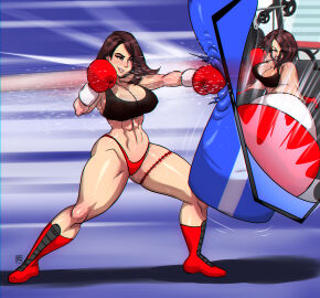 1girls alternate_version_available ass big_ass big_breasts big_thighs boxing_gloves breasts bust busty chest curvaceous curvy curvy_figure digital_media_(artwork) female female_only gabocaricaturas gloves hips hourglass_figure huge_ass huge_breasts large_ass large_breasts light-skinned_female light_skin mature mature_female original original_character punching_bag red_boxing_gloves red_gloves slim_waist solo thick thick_hips thick_legs thick_thighs thighs voluptuous waist wide_hips wide_thighs