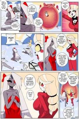 angel angel_wings angelic_human_purification_(comic) blonde_female blonde_hair carliabot charlie_morningstar_(hazbin_hotel) comic commission cum_in_pussy emily_(hazbin_hotel) english_text female grey_body grey_skin hazbin_hotel heaven long_hair lute_(hazbin_hotel) nude nude_female pale_skin portal pussy red_clothing sera_(hazbin_hotel) shocked_expression short_hair text_bubble vaggie_(hazbin_hotel) vivienne_medrano vivziepop white_body white_hair white_skin yuri