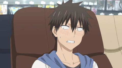 1boy 1girls adult adult_female adult_male big_breasts blue_eyes blue_shirt bouncing_breasts breasts brown closed_eyes english_audio english_dialogue english_language female huge_breasts jiggling_breasts large_breasts male massage massage_chair moaning moaning_in_pleasure mp4 sakurai_shinichi sexual shirt short_female shortstack silver_hair sound tagme taller_male uzaki-chan_wa_asobitai! uzaki_hana video white_hair