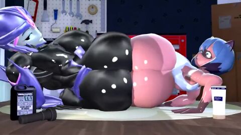 16:9 3d_(artwork) 3d_animation anal anal_sex animated anthro anus arcee ass big_butt brand_new_animal butt_jiggle canid canine crossover cybertronian digital_media_(artwork) dildo dildo_in_ass dildo_insertion double_dildo duo female female/female hasbro humanoid jiggling looking_pleasured lube lube_bottle machine mammal michiru_kagemori no_sound object_in_ass oil_can penetration puffy_anus raccoon_dog robot robot_humanoid sex_toy sex_toy_in_ass sex_toy_insertion short_playtime studio_trigger tagme takara_tomy tanuki thatknowndude tongue tongue_out toolbox transformers transformers:_prime transformers_aligned_continuity video widescreen workshop