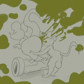 2boys 2d 2d_artwork animated ass backsack balls ballsack big_ass big_butt black_and_grey closed_eyes cock erection fart fart_cloud fart_fetish farting farting_in_face farting_in_mouth farting_on_another fat_ass furry furry_only green_fart green_fart_cloud holding_ass holding_butt iamapoliceman licking_ass lifting_tail male male_only mouse nonhuman paws penis rimming tail thick_thighs thighs tongue