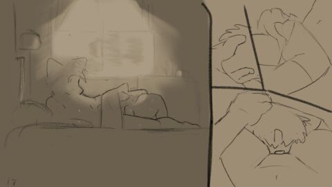 2boys animated anthro cub furry male male_cub male_only mammal vivarin1969 yaoi young