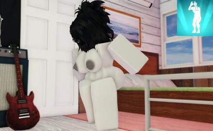 1girls 3d 3d_(artwork) areolae barefoot big_breasts breasts completely_nude dancing female female_only full_body griddy meme naked naked_female ninjashyper2 nipples nude nude_female reference_image roblox roblox_avatar robloxian solo solo_female tagme