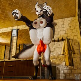 1:1 3d anthro ass balls big_breasts blender_(artwork) blender_cycles bodily_fluids breasts canid canid_demon canine canis collar demon digital_media_(artwork) domestic_dog duo erection female female_penetrated foxibiki fur genital_fluids genitals hair hellhound helluva_boss hi_res loona_(dogzeela) loona_(helluva_boss) male male/female male_penetrating male_penetrating_female mammal mythological_canine mythological_creature mythology nipples nude open_mouth original_character penetration penile penis pussy raised_leg red_sclera sex tail vaginal_penetration white_body white_fur