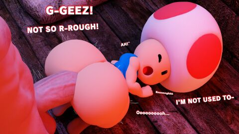 2boys 3d aidenz ass big_ass big_booty_toad big_butt big_butt_(male) bottomless fat_ass fat_butt femboy gay huge_ass huge_butt looking_back male male_only mario_(series) naked nintendo one_eye_closed penis penis_in_ass sex super_mario_bros. text thicc_toad thick_ass thick_butt toad_(mario) uncle_aiden young