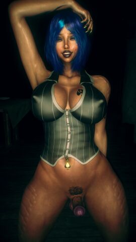 1futa 1girls 3d 4k armpits belly big_breasts big_lips black_lipstick blue_eyes blue_hair breasts breasts_bigger_than_head bridge_piercing brown_body brown_skin chromatic_aberration crashbanditkut dark-skinned_female dark-skinned_futa dark_skin erect_nipples erect_penis erection eyeliner female female_focus fit fit_female fit_futa futanari glowing_eyes gold_piercing golden_piercing hair hi_res high_resolution highres horny horny_futa house intersex lips lipstick long_nails looking_at_viewer makeup mature mature_female mature_futa medium_hair muscles muscular muscular_female muscular_futa nail_polish nails navel navel_piercing nose_piercing original original_character penis piercing pubic_hair qos qos_tattoo queen_of_spades queen_of_spades_symbol queen_of_spades_tattoo ring_piercing septum_ring shirt short_hair small_penis smile smiling smiling_at_viewer solo solo_futa spade_tattoo submissive submissive_female submissive_futa thick_thighs thighs veiny veiny_penis virt-a-mate virtamate wet wet_skin