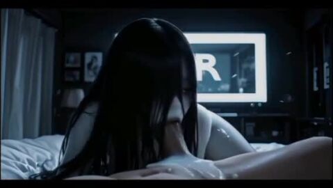 ai ai-created ai_art big_breasts blowjob cock cock_hungry cocksucking dick dicksucking ghost_girl horror_movie sucking sucking_penis tagme the_ring video yamamura_sadako