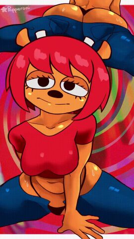 animated animated_gif ass breasts female furry gif jiggling_ass jiggling_breasts lammy_lamb looking_at_viewer parappa_the_rapper pepperoni_ravioli sony_corporation sony_interactive_entertainment sweat sweaty_ass sweaty_butt thong twerking um_jammer_lammy unbuttoned_pants