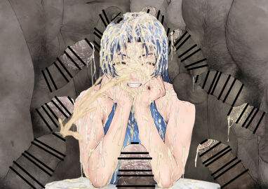 10boys 1girls big_penis blue_hair bukkake censored cum cumming cumshot ejaculation erect_penis erection excessive_smegma facial fat_cock fat_male female foreskin hairy hairy_male happy huge_cock interracial large_penis male multiple_boys multiple_males no10_direct penis penis_on_head precum precum_drip precum_string pubic_hair smegma smell smelly smelly_cock smile stray_pubic_hair surrounded_by_penises thick_penis uncircumcised uncut