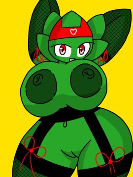 1girls anthro anthrofied ass breasts female fishnets flora_fauna plant plant_girl plant_humanoid plantie plants_vs._zombies plants_vs_zombies popcap_games pussy strawberry50301 weed_(pvz)