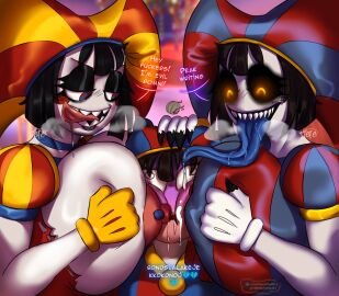 evil_pomni female pomni_(the_amazing_digital_circus) possessed_pomni tagme the_amazing_digital_circus tiefe