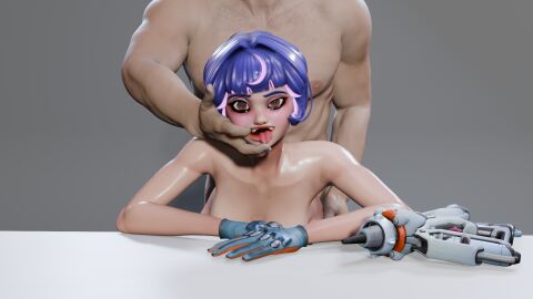 3d ahe_gao female juno_(overwatch) mad-dutchman overwatch overwatch_2 topless topless_female