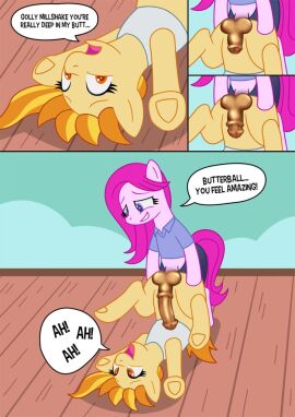 2futas agent_red_girl anal anal_sex balls boner butterball_(mlp) comic erection erection_while_penetrated female feral feral_on_feral feral_on_futa feral_only full-package_futa futa/futa futa_on_feral futa_on_futa futa_only futa_penetrating_futa futadom futanari futasub ineffective_clothing intersex milkshake_(mlp) mostly_nude my_little_pony penis pony puffy_anus